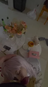 【有完整版】cosplay艾琳口爆射嘴里